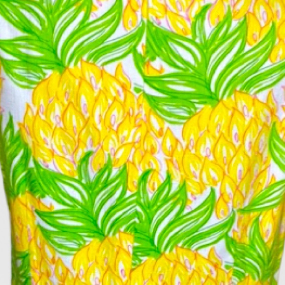 Lilly Pulitzer Multicolored Pineapple
Tropical Sleeveless Scalloped Dress Sz 6 - Picture 2 of 9